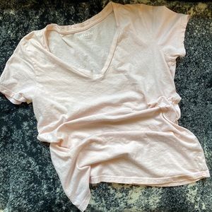 Everlane Pink Vneck T